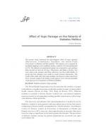 Effect of Yogic Package on the Patients of Diabetes Mellitus by Charu Sharma