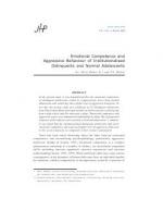 Emotional Competence and Aggressive Behaviour of Institutionalised Delinquents and Normal Adolescents by Sri. Shiva Kumar K. and P.S. Halyal