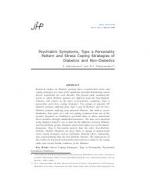 Psychiatric Symptoms, Type a Personality Pattern and Stress Coping Strategies of Diabetics and Non-Diabetics by S. Subramanian and D.V. Nithyanandan
