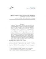 PREDICTORS OF PSYCHOLOGICAL DISTRESS AMONG CHILDLESS WOMEN by Hardeep Lal Joshi, Mandeep Sharma and Bindu