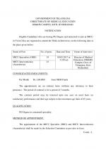 Job Notification / Results