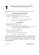 Job Notification / Results