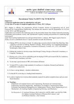 Job Notification / Results