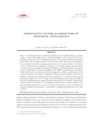 PERSONALITY FACTORS AS PREDICTORS OF EMOTIONAL INTELLIGENCE by Saima Yousuf and Iftikhar Ahmad