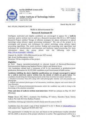 Research Assistant III