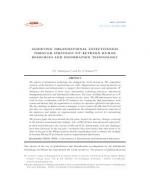 ACHIEVING ORGANISATIONAL EFFECTIVENESS THROUGH STRATEGIC FIT BETWEEN HUMAN RESOURCES AND INFORMATION TECHNOLOGY by P.C. Bahuguna and Dr. P. Kumari