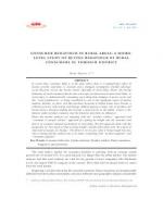 CONSUMER BEHAVIOUR IN RURAL AREAS: A MICROLEVEL STUDY OF BUYING BEHAVIOUR OF RURAL CONSUMERS IN THRISSUR DISTRICT by Dean Martin, C.