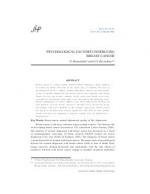 PSYCHOLOGICAL FACTORS UNDERLYING BREAST CANCER by N. Hemalatha and O.S. Ravindran