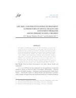 LIFE SKILL AND PERCEIVED HOME ENVIRONMENT AS PREDICTORS OF MENTAL HEALTH AND ADJUSTMENT PROBLEMS AMONG PRIMARY SCHOOL CHILDREN by O.P. Sharma Rajshree Tewari and Deshmukh Juhi