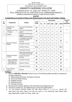 Samarth Nursing College