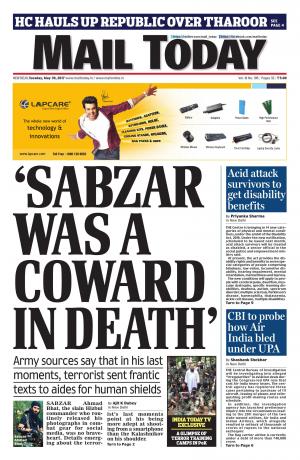 Mail Today issue May 30, 2017