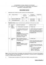 Job Notification / Results