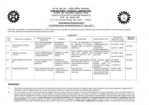 CSIR-NPL Recruitment 2017 for 4 SRF, RA & Project Fellow Posts