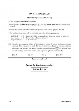 Jee Advanced Paper 2