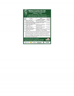 Balmer Lawrie and Co Ltd. Recruitment 2017, 5 Vacancies for Sr. Manager, Dy Manger and Other 