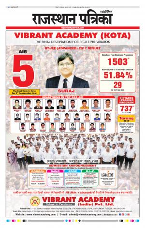 Rajasthan patrika Chennai