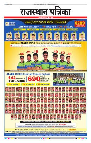  Rajasthan Patrika Jaipur