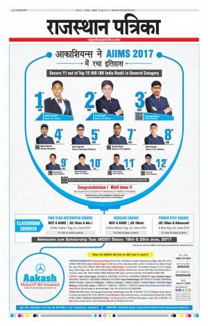 Bharatpur City Rajasthan Patrika