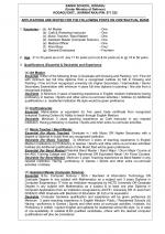 Job Notification / Results