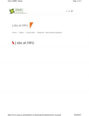 IIM Udaipur Recruitment 2017, Administrative Staff Vacancies  