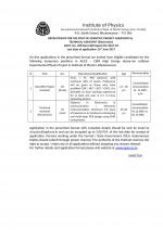 Job Notification / Results