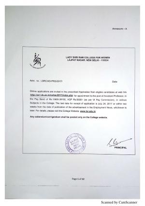 lady shri ram colege