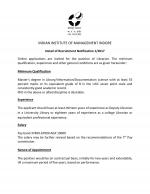 Job Notification / Results