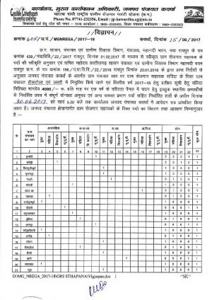 MGNREGA, Chhattisgarh Recruitment 2017 for 102  Assistants Posts 