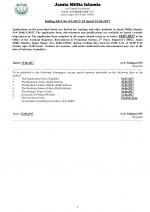 Job Notification / Results