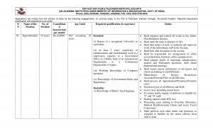 SRFTI Recruitment 2017 for 4 Superintendent, Junior Technician & Other Posts