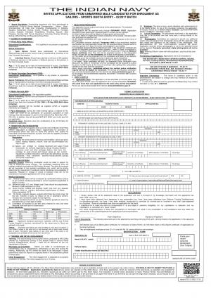 Indian Navy Recruitment 2017 for Sailors Posts against Sports Quota