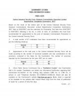 Job Notification / Results