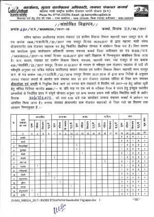 Sanshodit vigyapan chhattisgarh