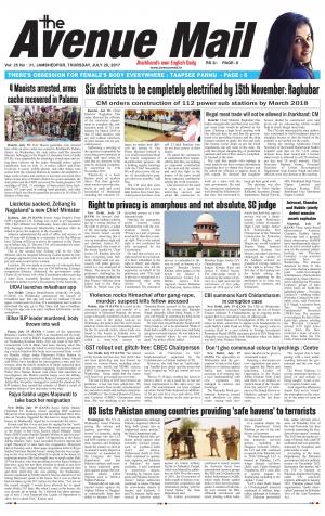 Avenue Mail, July 20, 2017