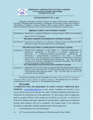 DCIL Recruitment 2017 for 60 Dredge Cadets & Other Posts