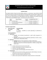 Job Notification / Results