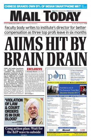 Mail Today issue July 31, 2017