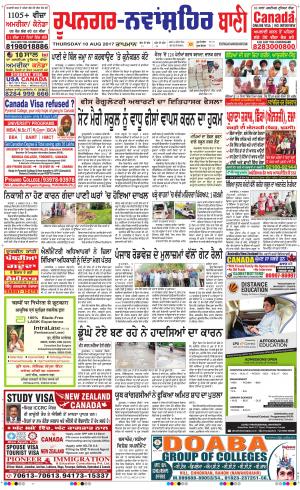  Roopnagar- Shaheed Bhagat Singh Nagar Bani