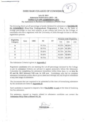 Shri Ram college of Commerce