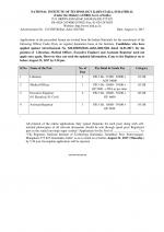 Job Notification / Results