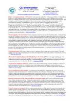 CSI eNewsletter