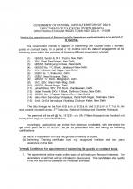 Job Notification / Results