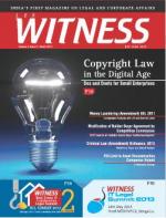 Lex WITNESS - India's First Magazine on Legal & Corporate Affairs