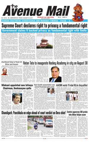 Avenue Mail, Aug 25, 2017