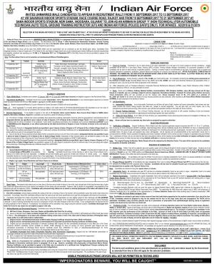 IAF Recruitment 2017 for Automobile Technician & Other Posts