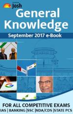 General Knowledge September 2017 e-Book