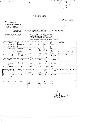 Ramanujan college fifth cut off
