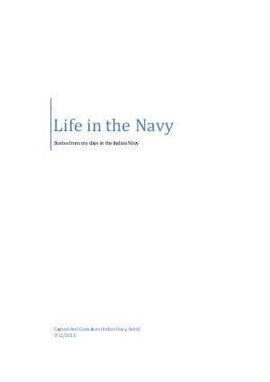 Life in the Navy