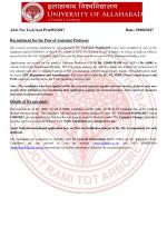 Job Notification / Results