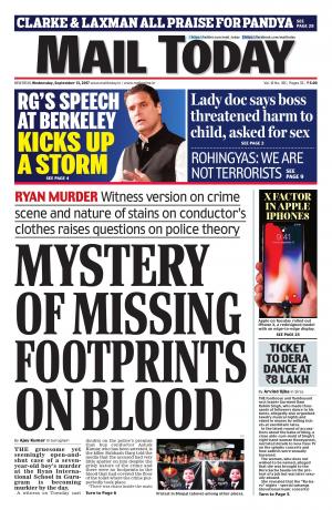 Mail Today issue September 13, 2017